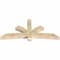 Ekena Millwork Davenport Rough Sawn Timber Gable Bracket, Douglas Fir, 84"W x 38"H x 6"D x 6"F, 11/12 Pitch GBW084X38X0606DAV00RDF - alternate 4